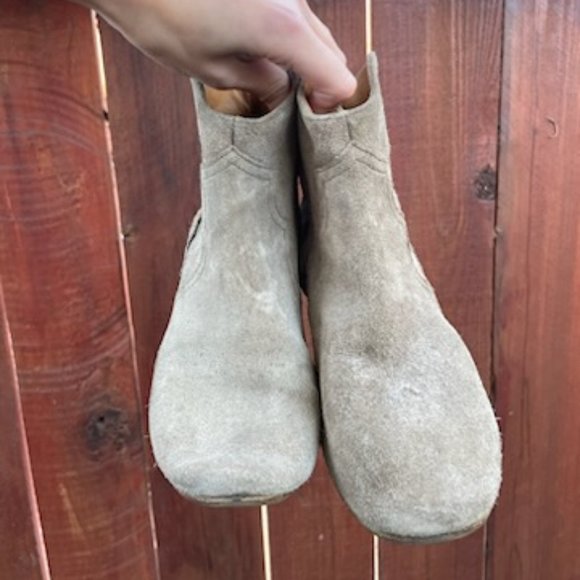 Isabel Marant Grey Dicker Bootie - Picture 2 of 5